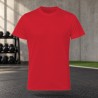 Tee-shirt de running homme personnalisable TriDri TR010 – Fire Red, face