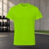 Tee-shirt de running homme personnalisable TriDri TR010 – Lightning Green, face