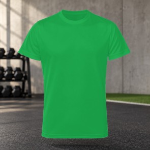 Tee-shirt de running homme personnalisable TriDri TR010 – Bright Kelly, face