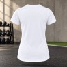 Tee-shirt de running femme personnalisable TriDri TR020 – White, dos