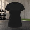Tee-shirt de running femme personnalisable TriDri TR020 – Black, face
