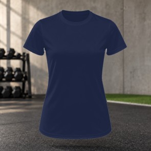 Tee-shirt de running femme personnalisable TriDri TR020 – Navy, face