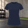 Tee-shirt de running femme personnalisable TriDri TR020 – French Navy, face