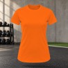 Tee-shirt de running femme personnalisable TriDri TR020 – Lightning Orange, face