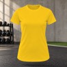Tee-shirt de running femme personnalisable TriDri TR020 – Sun Yellow, face