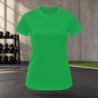 Tee-shirt de running femme personnalisable TriDri TR020 – Bright Kelly, face