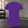 Tee-shirt de running femme personnalisable TriDri TR020 – Bright Purple, face
