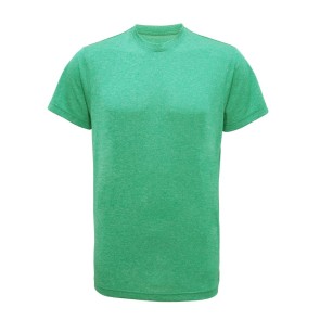 Tee-shirt de running homme personnalisable TriDri TR010 – photo officielle, vert chiné de face