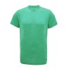 Tee-shirt de running homme personnalisable TriDri TR010 – photo officielle, vert chiné de face