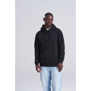 Sweat à capuche homme AWDis JH001 porté, vue de face