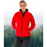 Veste softshell femme personnalisable Result R231F – photo officielle, portée rouge