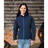 Veste softshell femme personnalisable Result R231F – photo officielle, portée bleu marine