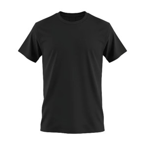 Tee-shirt noir personnalisable