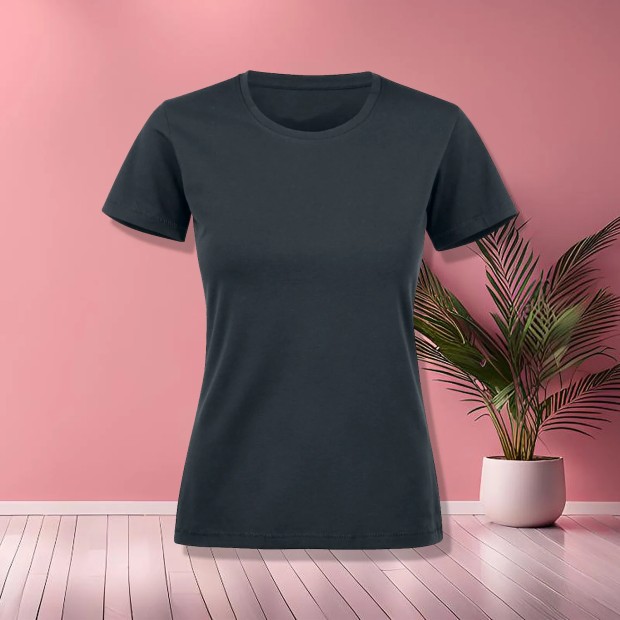 Tee-shirt femme personnalisable col rond