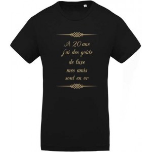 Cadeau Anniversaire 20 Ans Femme Homme 20éme en Confinement T-Shirt
