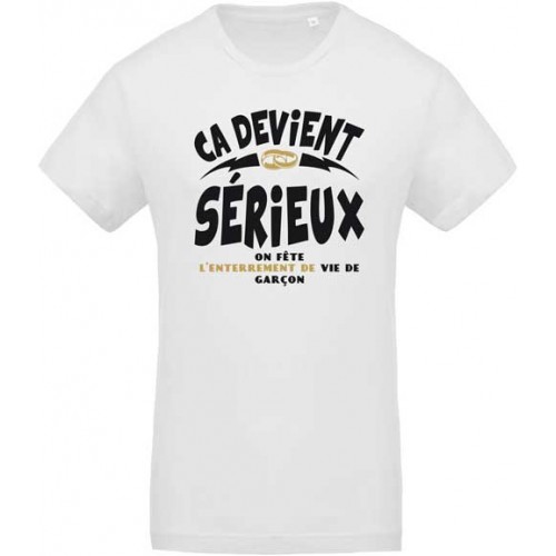 T-shirt Ca Devient Sérieux (Garçon)