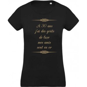 Tee Shirt Original Pour Feter Ces 30 Ans Chrono Flock Tee Shirt Original Pour Feter Ces 30 Ans Chrono Flock