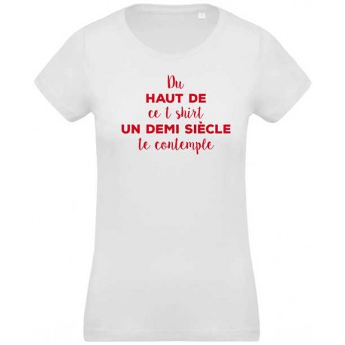 T-shirt demi siècle