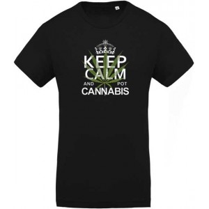T-shirt Keep Calm Cannabis 