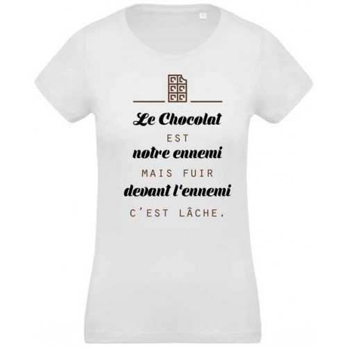 T-shirt chocolat 