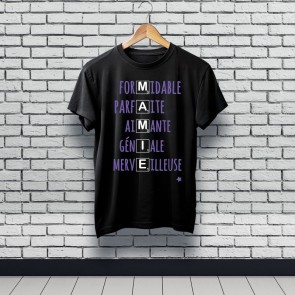 Tee-shirt mamie scrabble