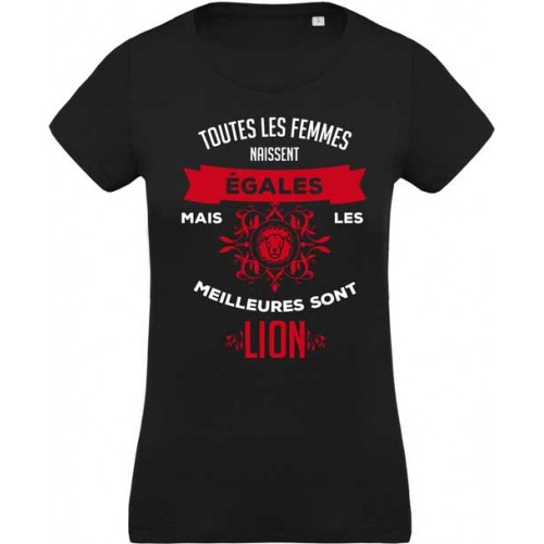 T-shirt signe lion