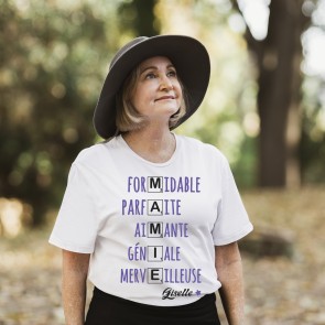 T-shirt mamy scrabble