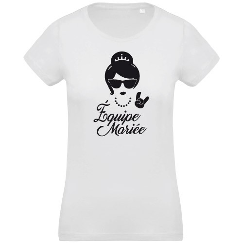 T-shirt Equipe Mariée