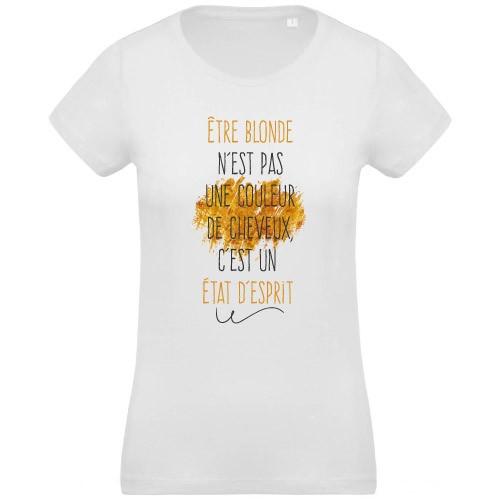 T-shirt être blonde