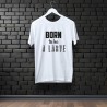 Tee-shirt Born to be a larve blanc
