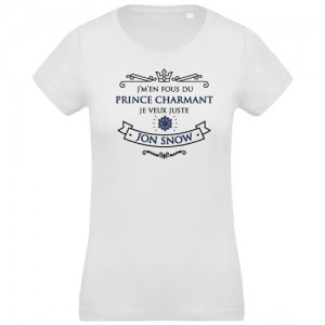 T-shirt Prince charmant Jon Snow