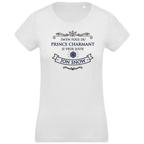 T-shirt Prince charmant Jon Snow