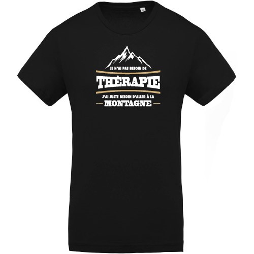 T-shirt thérapie montagne