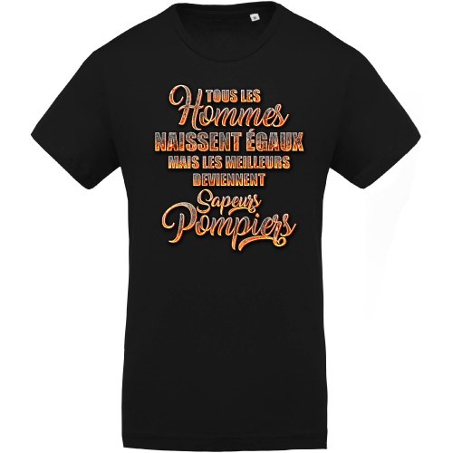 T-shirt Hommes égaux pompiers