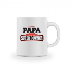 Mug Papa super pouvoir
