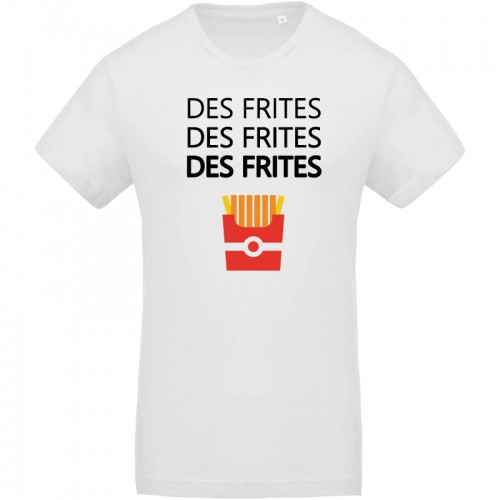 T-shirt bio des frites