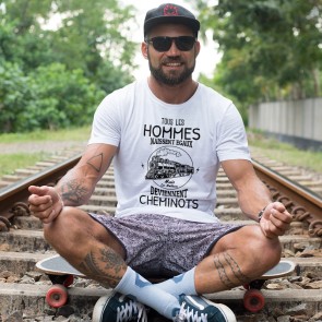 T-shirt humoristique pour les cheminots
