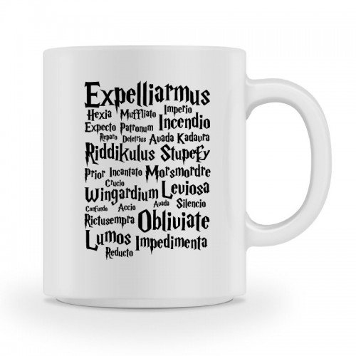 Mug Harry Potter en céramique blanche avec affiche Azkaban sur