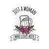 T-shirt Bio just women who loves beer