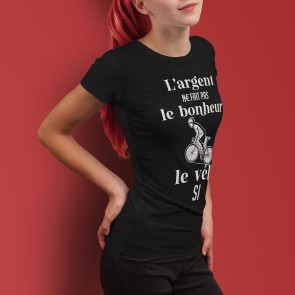 Tee-shirt Le bonheur à vélo
