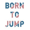 T-shirt Bio Born to jump