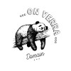 T-shirt Bio Procrastination panda