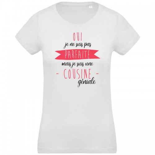 T-shirt Bio cousine géniale