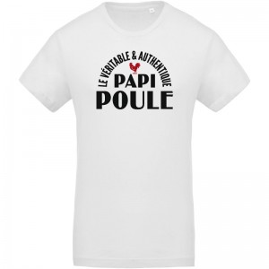T-shirt Bio papi poule