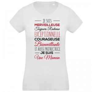 T-shirt bio maman exceptionnelle