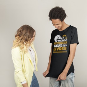T-shirt sur l'importance de la lecture