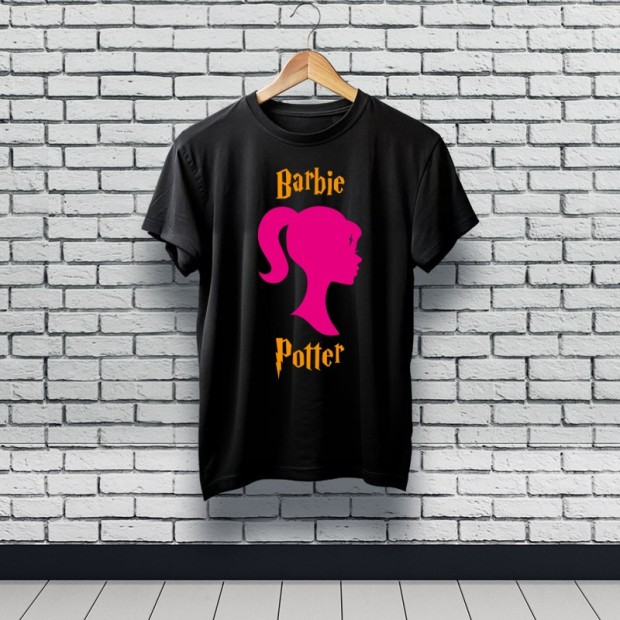Tee-shirt Barbie Potter noir