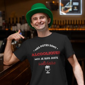 T-shirt alcool et solidarité