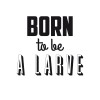 T-shirt imprimé born to be a larve