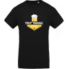 T-shirt imprimé Tout travail mérite sa bière